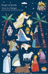 Roger La Borde Festive Pop & Slot Advent Calendar - Away In The Manger